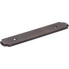 3 3/4" Centers Plain Handle Backplate in Brushed Oil Rubbed Bronze