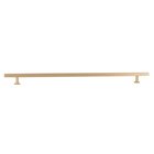 12" (305mm) and 15" (381mm) Solid Brass Bar Pull 18.0" O/A in Brushed Brass