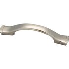 3" and 3 3/4" Dual Mount Step Edge Pull in Satin Nickel