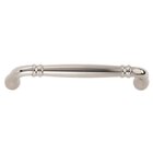 Omnia Cabinet Hardware - Traditions - 5" Centers Handle in Polished Polished Nickel Lacquered