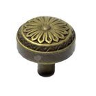Flowery Ornate Knob in Antique English