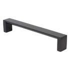6" Centers Modern Square Pull in Black