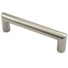4" Centers Rounded Modern Handle in Satin Nickel