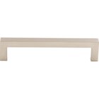 Square Bar 5 1/16" Centers Bar Pull in Brushed Satin Nickel