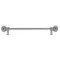 18" Centers 5/8" Smooth Bar pull with Large Finials and 56 Swarovski Elements