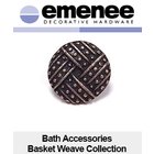 [ Emenee Bath Accessories Basket Weave Collection ]