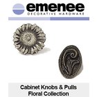[ Emenee Cabinet Knobs and Pulls Floral Collection ]