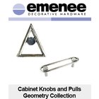 [ Emenee Cabinet Knobs and Pulls Geometry Collection ]