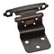Hardware Resources - 3/8 Inset Hinge in Brushed Oil Rubbed Bronze (PAIR)