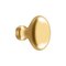 Deltana - Solid Brass 1 1/4" Oval Egg Knob