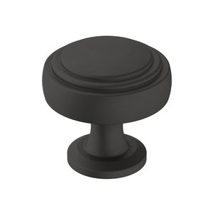 Diameter Flat Black Cabinet Knob 32 mm 1-1/4 in