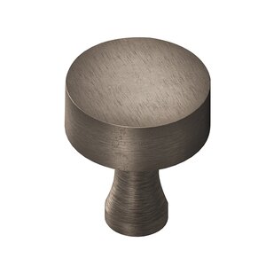 Colonial Bronze - Round Cabinet Knob With Flared Post Hand Finished