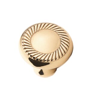 Colonial Bronze - Round Roped Cabinet Knob Hand Finished