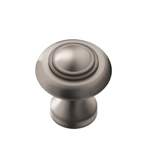 Colonial Bronze - Round Stepped Cabinet Knob Hand Finished