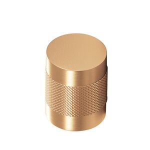 Colonial Bronze - Round Diamond-Knurled Cabinet Knob Hand Finished