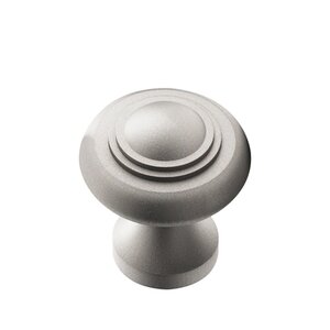 Colonial Bronze - Round Stepped Cabinet Knob Hand Finished