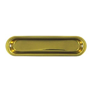 Deltana - Solid Brass 4" x 1" Flush Pull