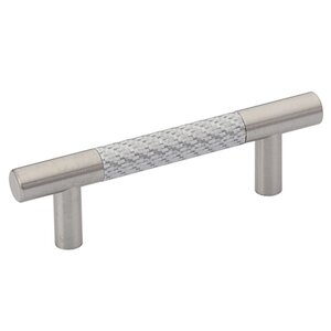 Emtek Hardware - Silver Carbon Fiber Bar Pull