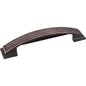Jeffrey Alexander by Hardware Resources - Aberdeen - 128mm Centers Lined Cup Cabinet Pull in Brushed Oil Rubbed Bronze
