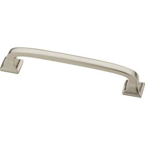 Liberty Kitchen Cabinet Hardware - 4" Centers Lombard Pull in Satin Nickel