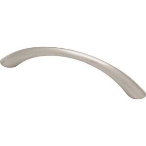Liberty Hardware Tapered Bow Pulls 96mm Kitchen Cabinet Door Drawer Pulls Brushed Satin Nickel