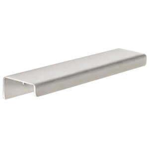 Richelieu Cabinet Hardware 6" Long Stainless Steel Edge Pull In Stainless Steel