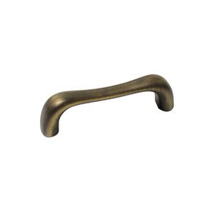 RK International - Eclectic - 3" Center Contemporary Bent Middle Pull