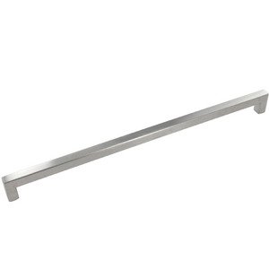 Stainless Steel TOPEX HARDWARE FH00719212X12 TOPEX HARDWARE FH00719212X12 Thin Square Center to Center Pull Stainless Steel 192mm 192mm