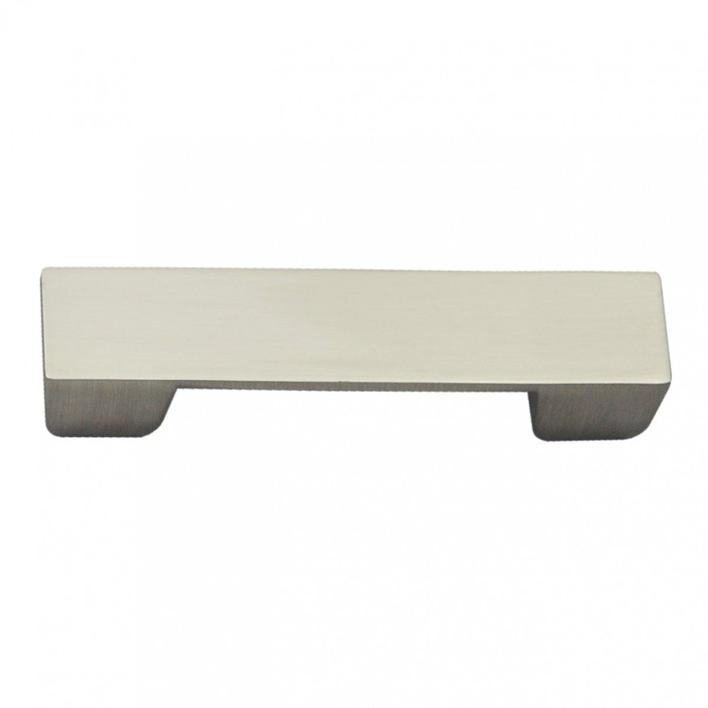 3 3/4" (96mm) Centers Rectangle Pull in Satin Nickel