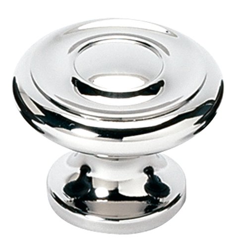 Solid Brass 1 1/2" Knob in Polished Chrome