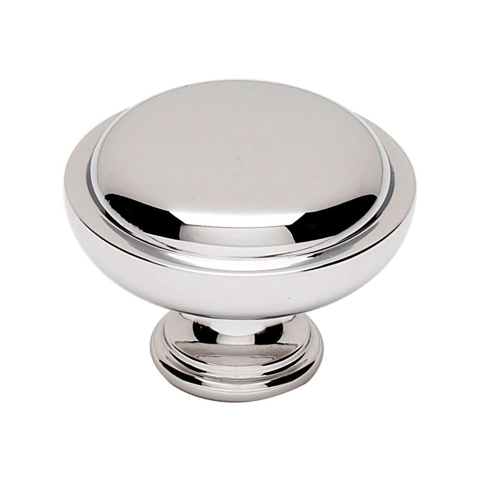Solid Brass 1 1/2" Knob in Polished Chrome
