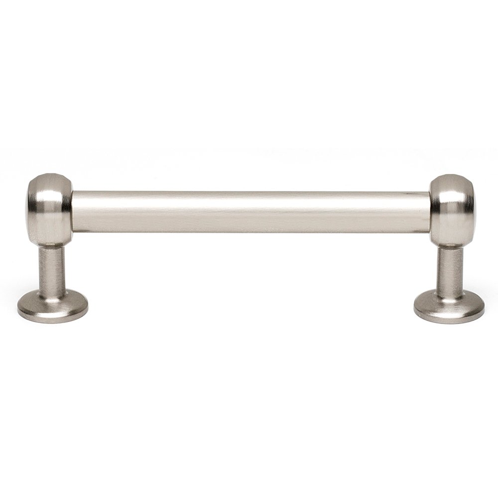 Solid Brass 3 1/2" Centers Pull in Satin Nickel