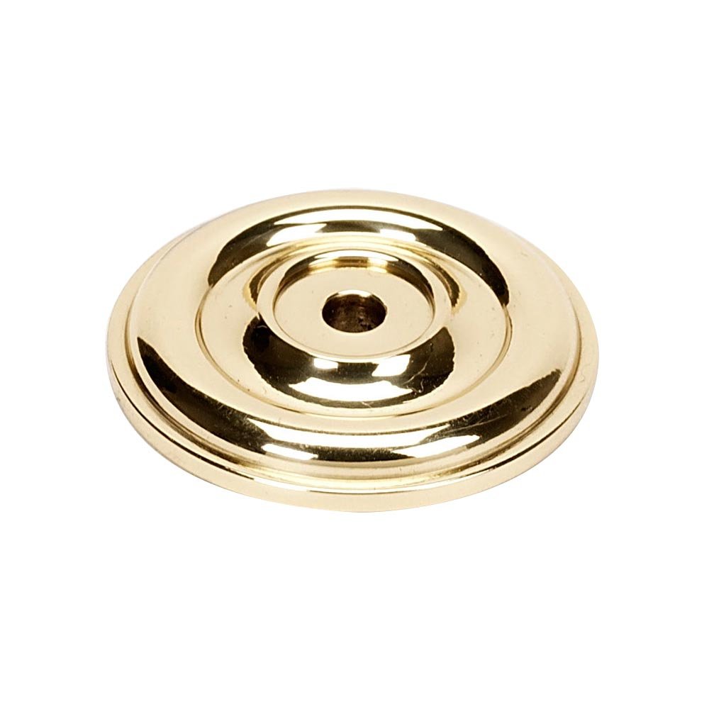 Solid Brass 1 5/8" Rosette for A1452 Knob in Polished Brass
