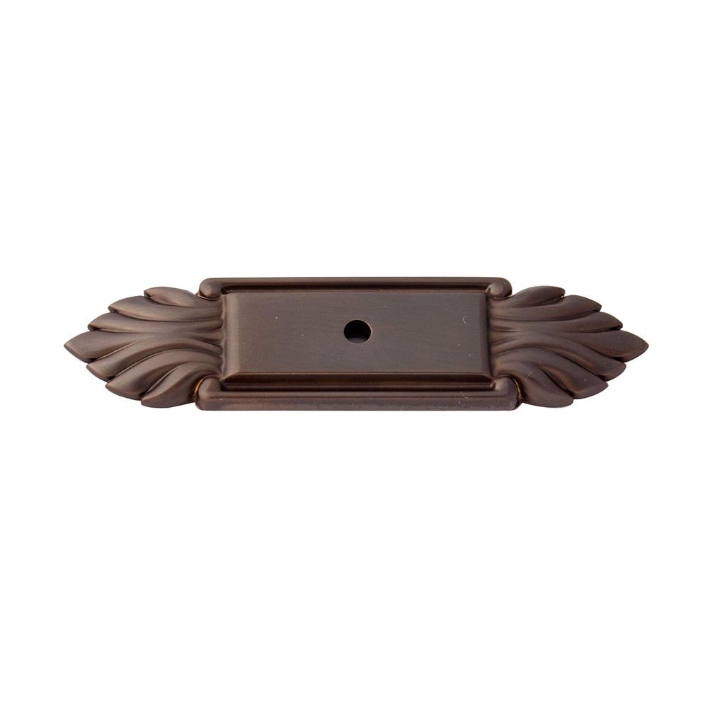 Solid Brass 4" Backplate in Chocolate Bronze