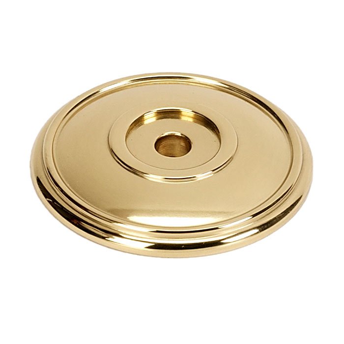 Solid Brass 1 5/8" Rosette in Unlacquered Brass