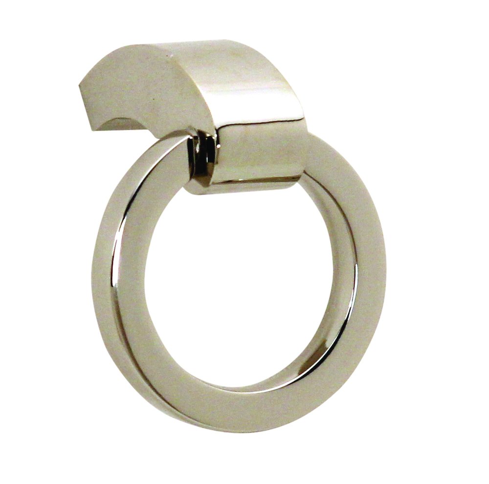 1 1/2" Ring Pull in Polished Nickel