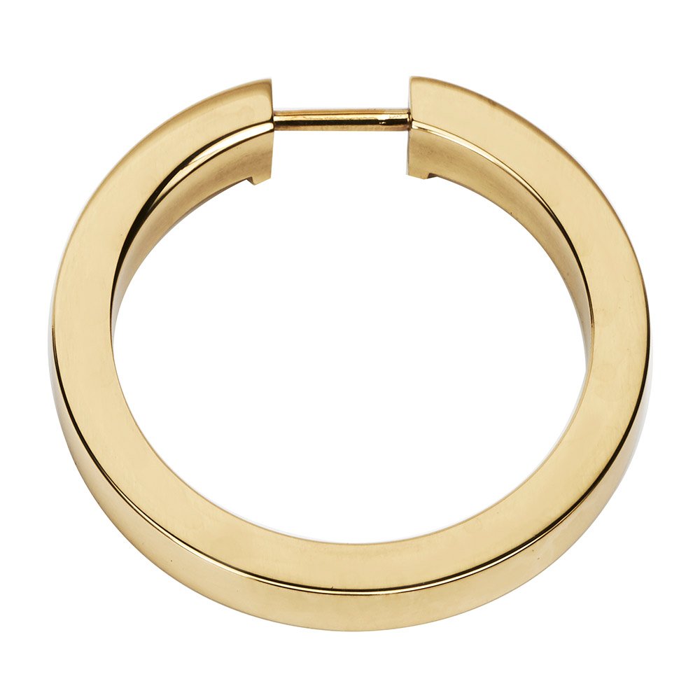2" Round Ring in Polished Brass
