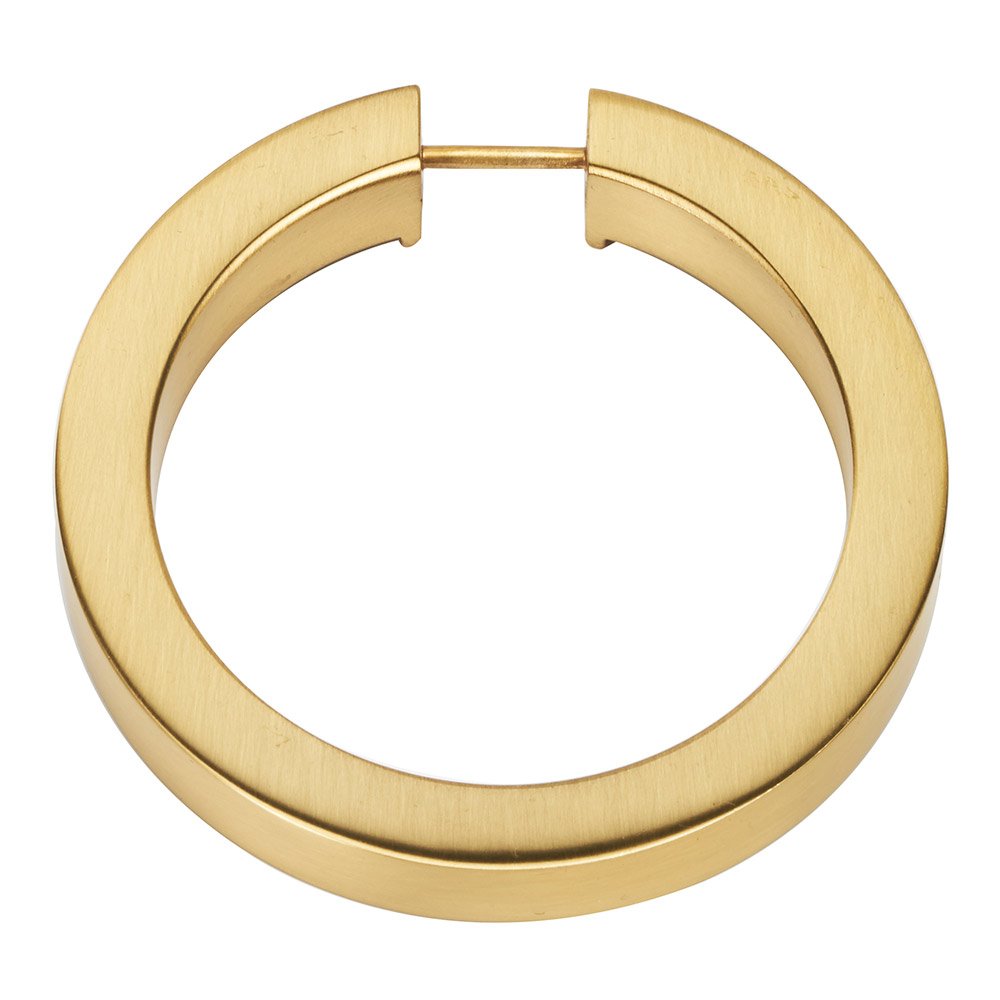3" Round Ring in Satin Brass