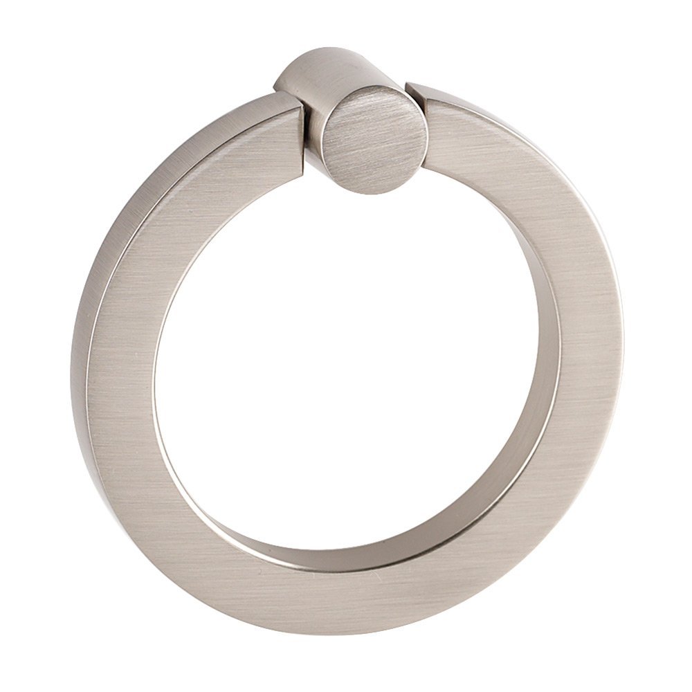 3" Round Ring with Large Round Mount in Satin Nickel