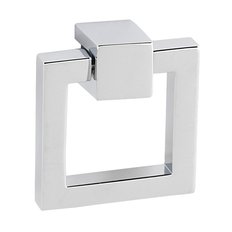1 1/2" Square Ring with Small Square Mount in Polished Chrome