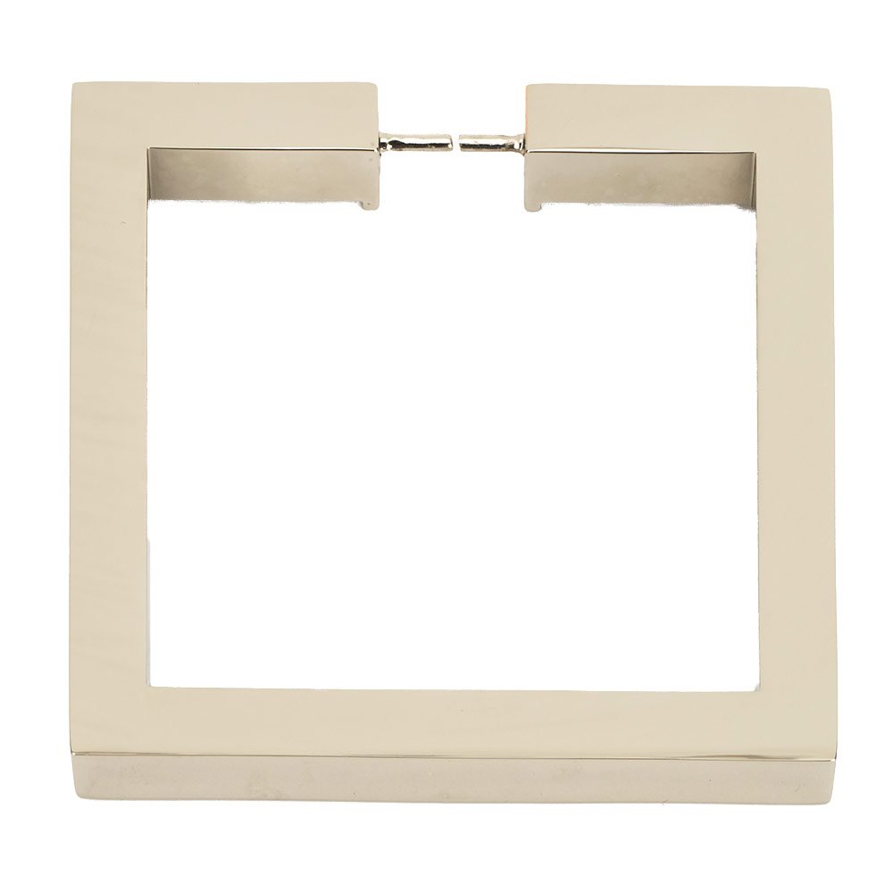 3 1/2" Square Ring in Polished Nickel