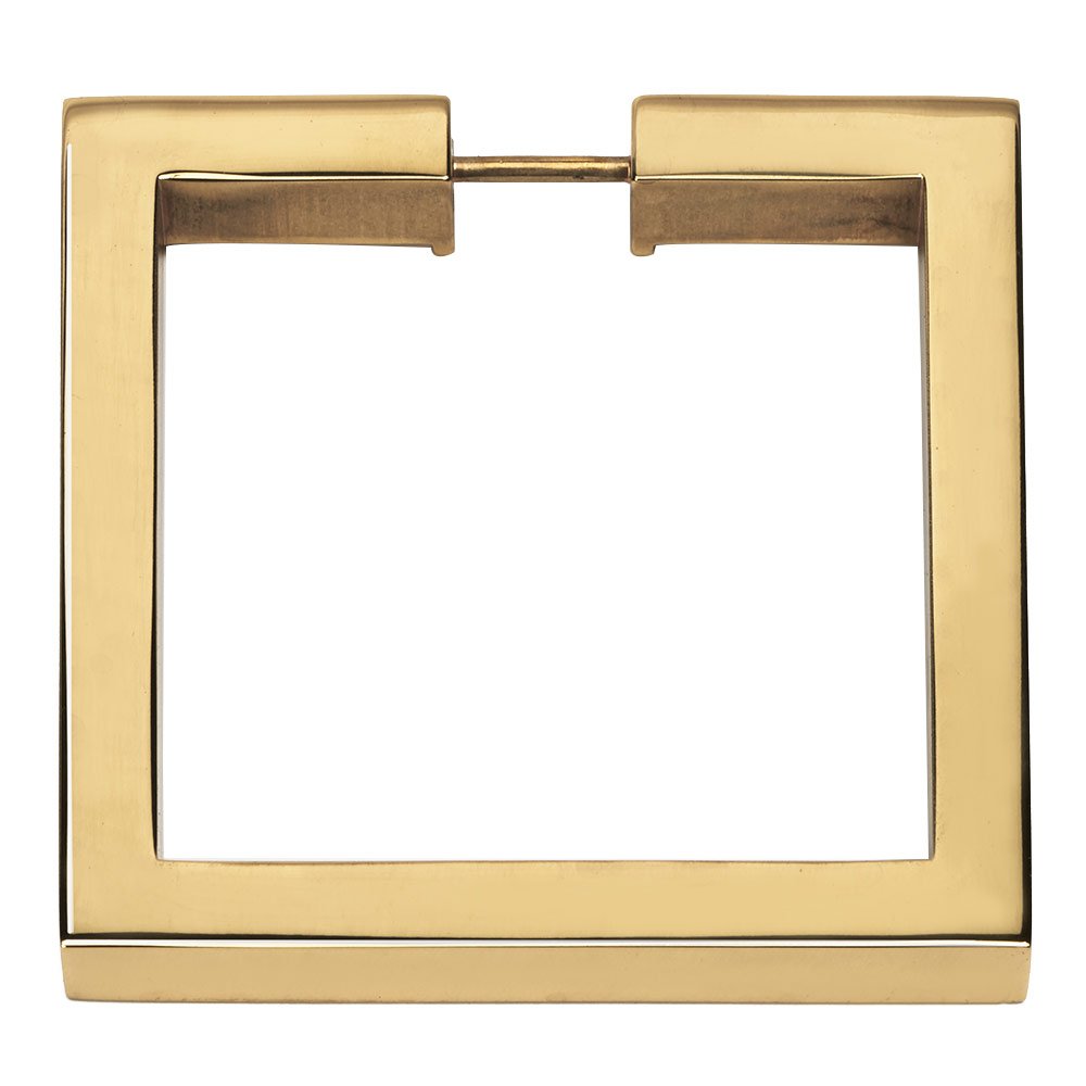 3" Square Ring in Unlacquered Brass