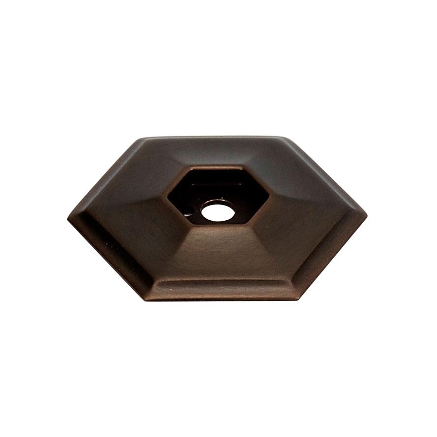 Solid Brass 1 1/2" Backplate for A423 Knob in Chocolate Bronze