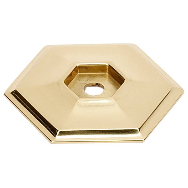 Solid Brass 1 1/2" Backplate for A423 Knob in Unlacquered Brass