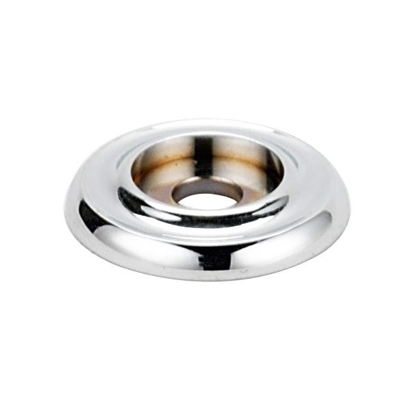 Solid Brass 3/4" Recessed Backplate for A817-34 in Polished Chrome