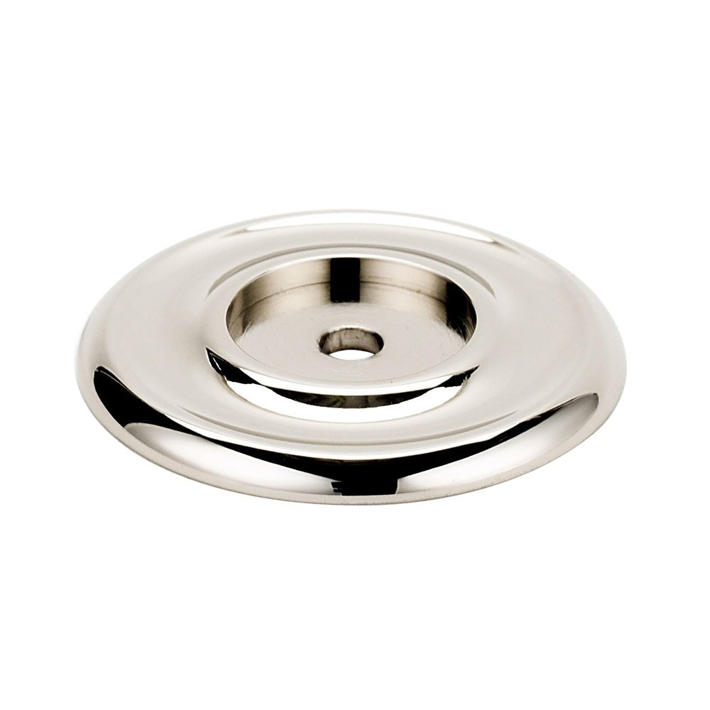 Solid Brass 1 1/2" Recessed Backplate for A817-38 and A1160 in Polished Nickel