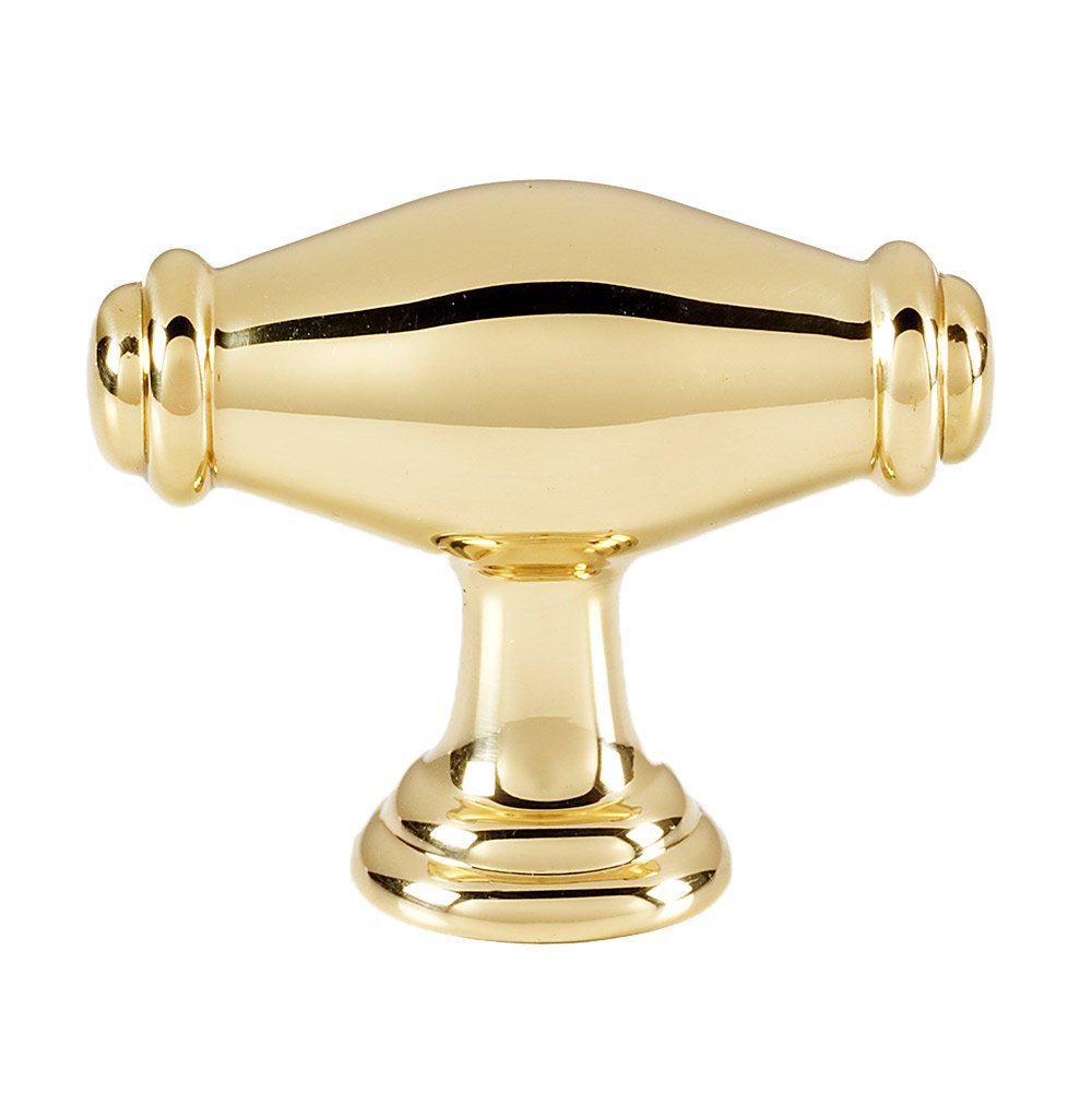 1 3/4" Oval Knob in Unlacquered Brass