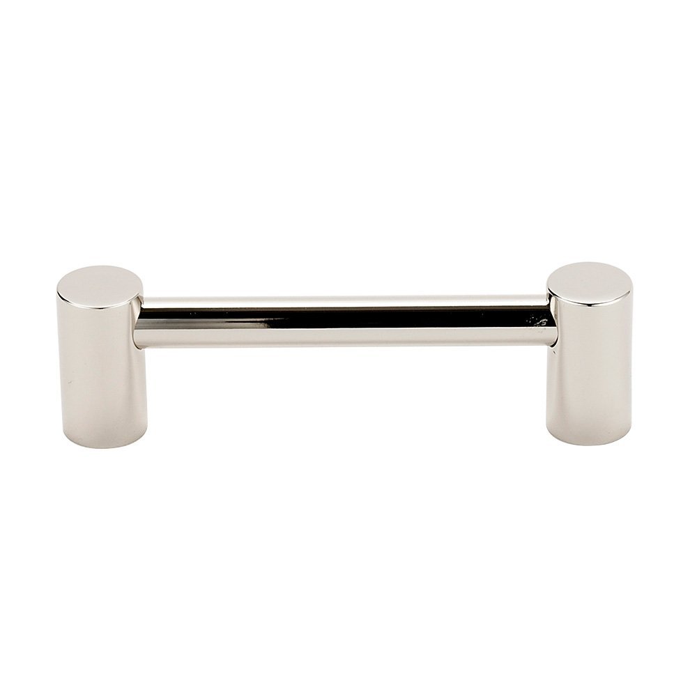 Solid Brass 4" Centers Pull in Polished Nickel