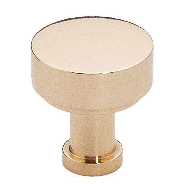 3/4" Rounded Knob in Unlacquered Brass