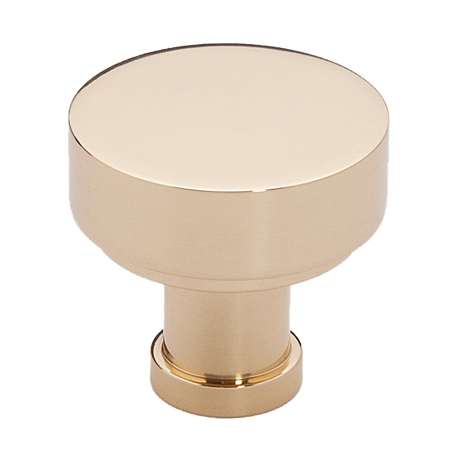 1 3/8" Rounded Knob in Polished Brass